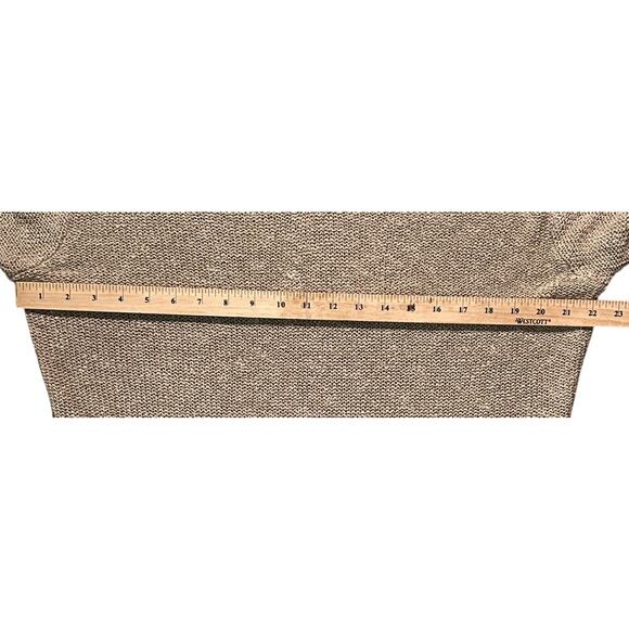 Mod Ref Waffle Knit Lightweight Gold Sweater Small - Picture 3 of 6